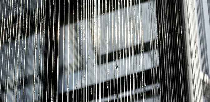 Manitoba Hydro Place - Water feature