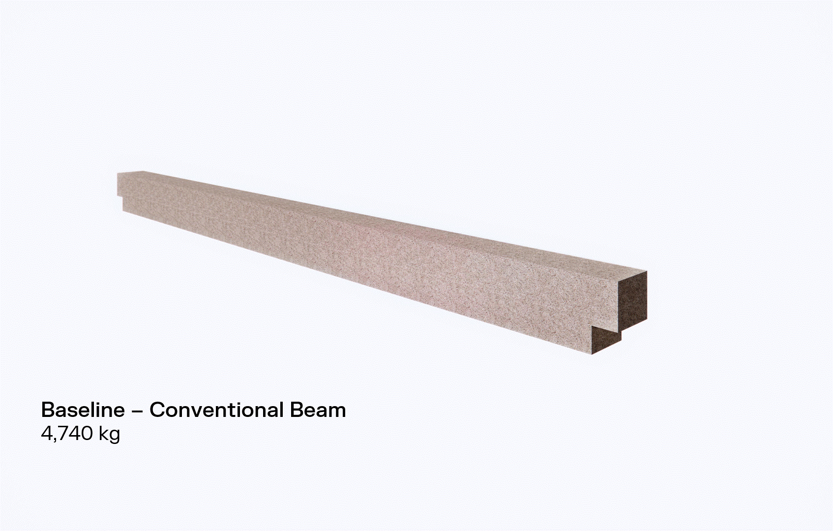 Graphic animation of optimized beams 
